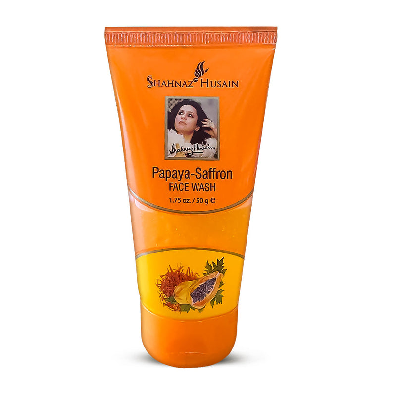 Papaya-Saffron Face Wash, 50g - Buy from Indicrest