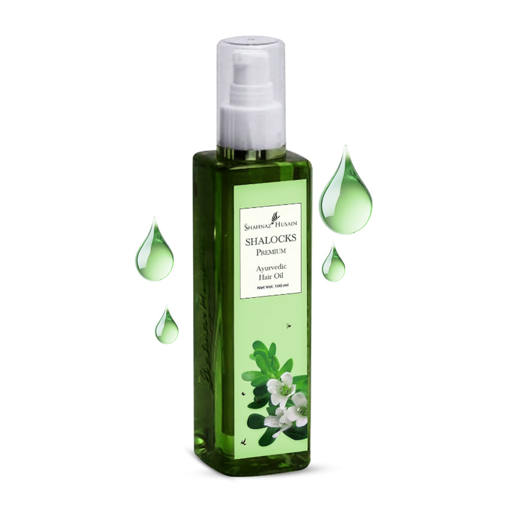 Shahnaz Husain Shalocks Premium, Ayurvedic Hair Oil, 100ml - Image 3 - Buy from Indicrest