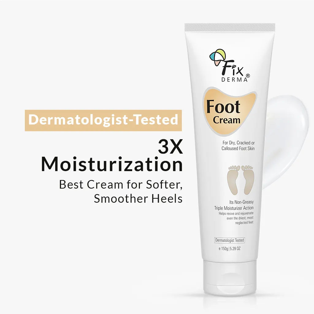Fixderma Foot Cream for Cracked Heels | A Triple Moisturizing Solution For Dry & Cracked Feet, 60g - Image 7 - Buy from Indicrest