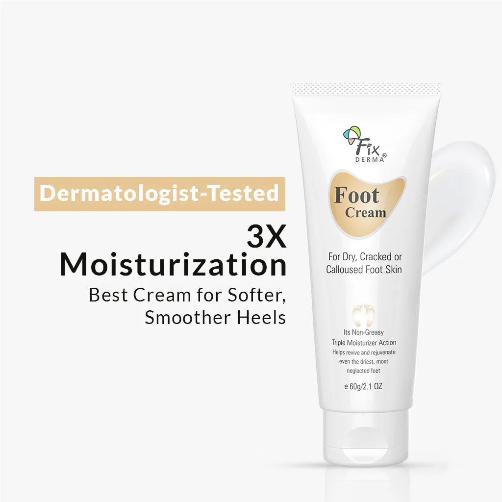 Fixderma Foot Cream for Cracked Heels | A Triple Moisturizing Solution For Dry & Cracked Feet, 150g - Image 2 - Buy from Indicrest