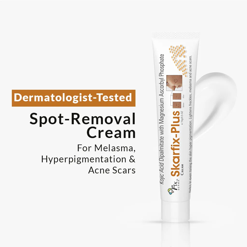 Fixderma Skarfix-Plus Scar Removal Cream | Spot Treatment for Hyperpigmentation & Melasma, 15g - Buy from Indicrest