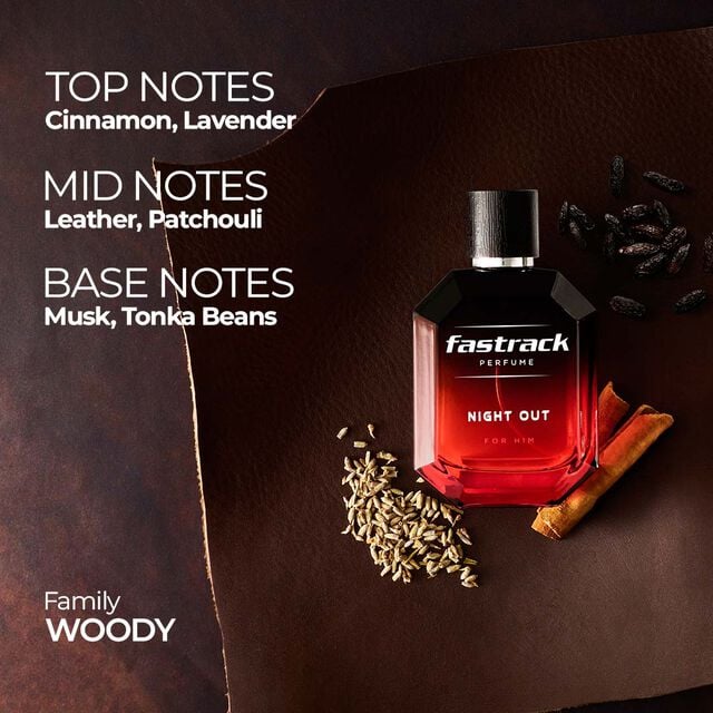 Skinn By Titan Fastrack Night Out Eau de Parfum for Men, 100ml - Buy from Indicrest