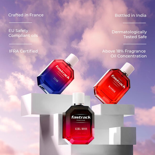 Skinn By Titan Fastrack Girl Boss Eau de Parfum for Women, 100ml - Image 3 - Buy from Indicrest