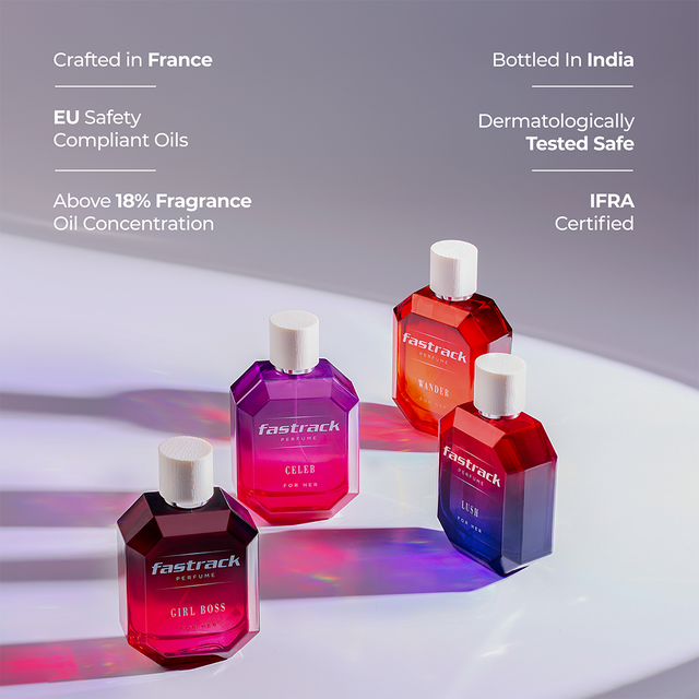 Skinn By Titan Fastrack Celeb Perfume | Perfume for Women, 100ml EDP - Image 5 - Buy from Indicrest