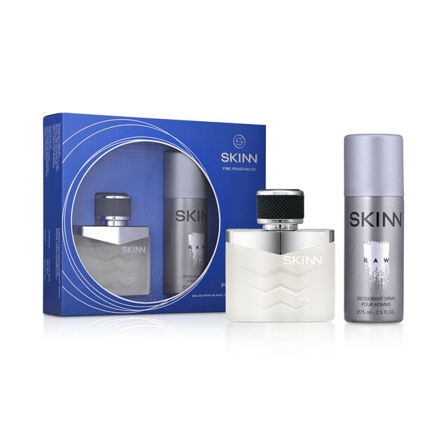 Skinn by Titan Raw Coffret for Men, Perfume 50ml + Deodorant 75ml - Image 2 - Buy from Indicrest