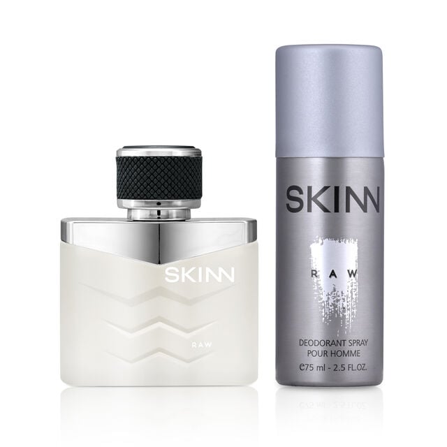 Skinn by Titan Raw Coffret for Men, Perfume 50ml + Deodorant 75ml - Image 3 - Buy from Indicrest