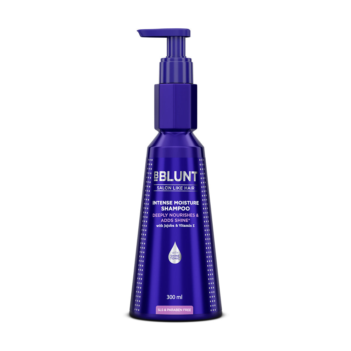 Bblunt Intense Moisture Shampoo with Jojoba and Vitamin E for Dry & Frizzy Hair, 650ml - Image 5 - Buy from Indicrest