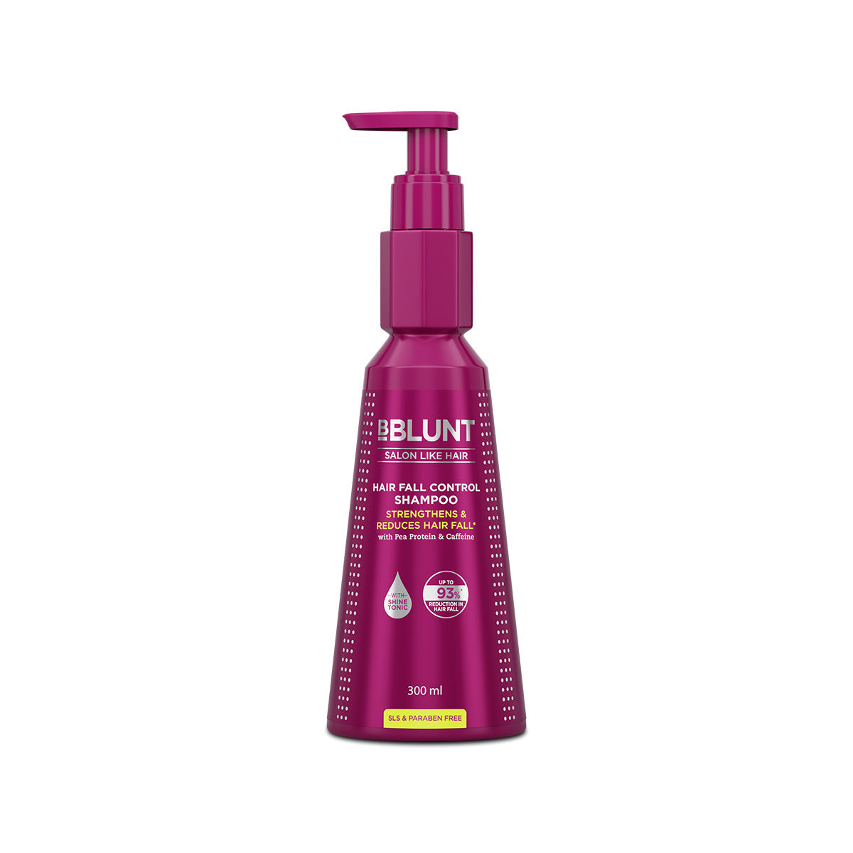 Bblunt Hair Fall Control Shampoo with Pea Protein & Caffeine for Stronger Hair, 650ml - Image 10 - Buy from Indicrest