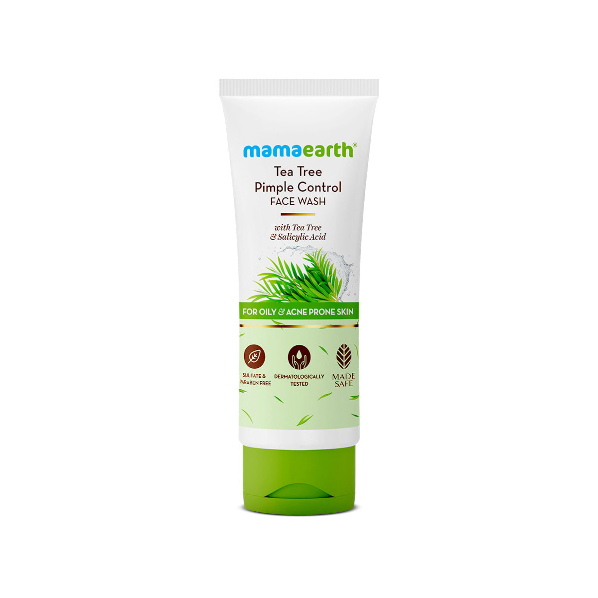 Mamaearth Tea Tree Pimple Control Face Wash with Tea Tree & Salicylic for Oily & Acne-Prone Skin, 100ml - Image 10 - Buy from Indicrest