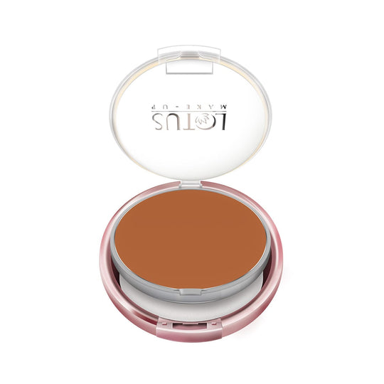 Lotus Herbals Ecostay Ideal Finish Pressed Powder, Almond, 9.2g
