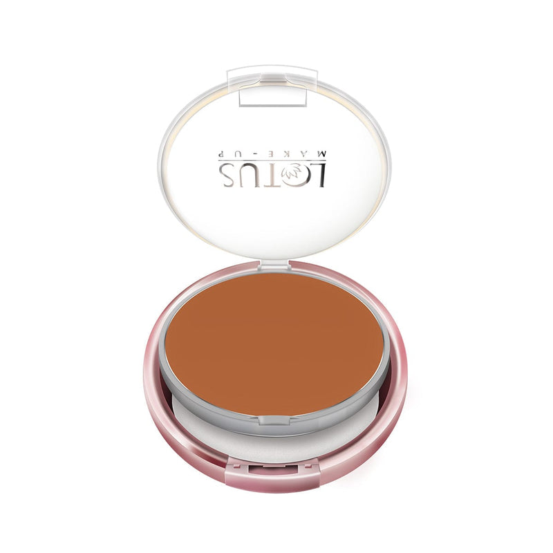 Lotus Herbals Ecostay Ideal Finish Pressed Powder, Almond, 9.2g