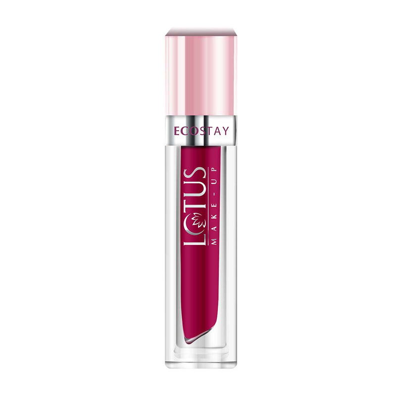 Lotus Herbals Ecostay Matte Lip Lacquer, EL All that Wine, 4g
