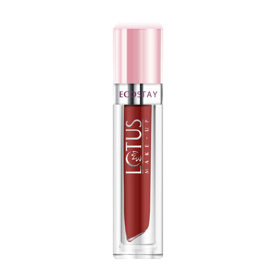 Lotus Herbals Ecostay Matte Lip Lacquer, EL Rustic Brown, 4g