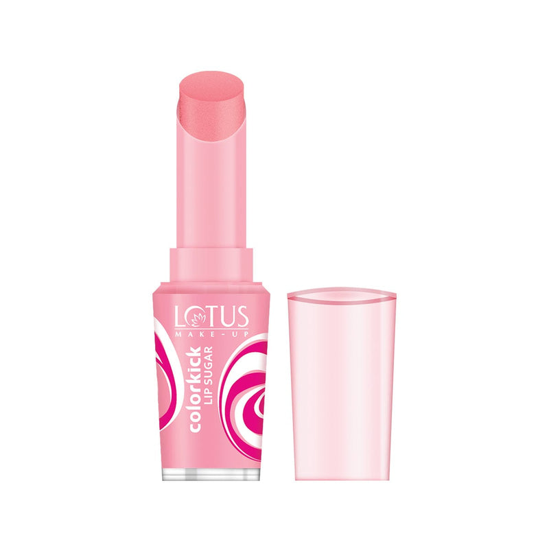 Lotus Herbals Colorkick Exfoliating & Hydrating Lip Sugar SPF 20, LS Rose, 3g