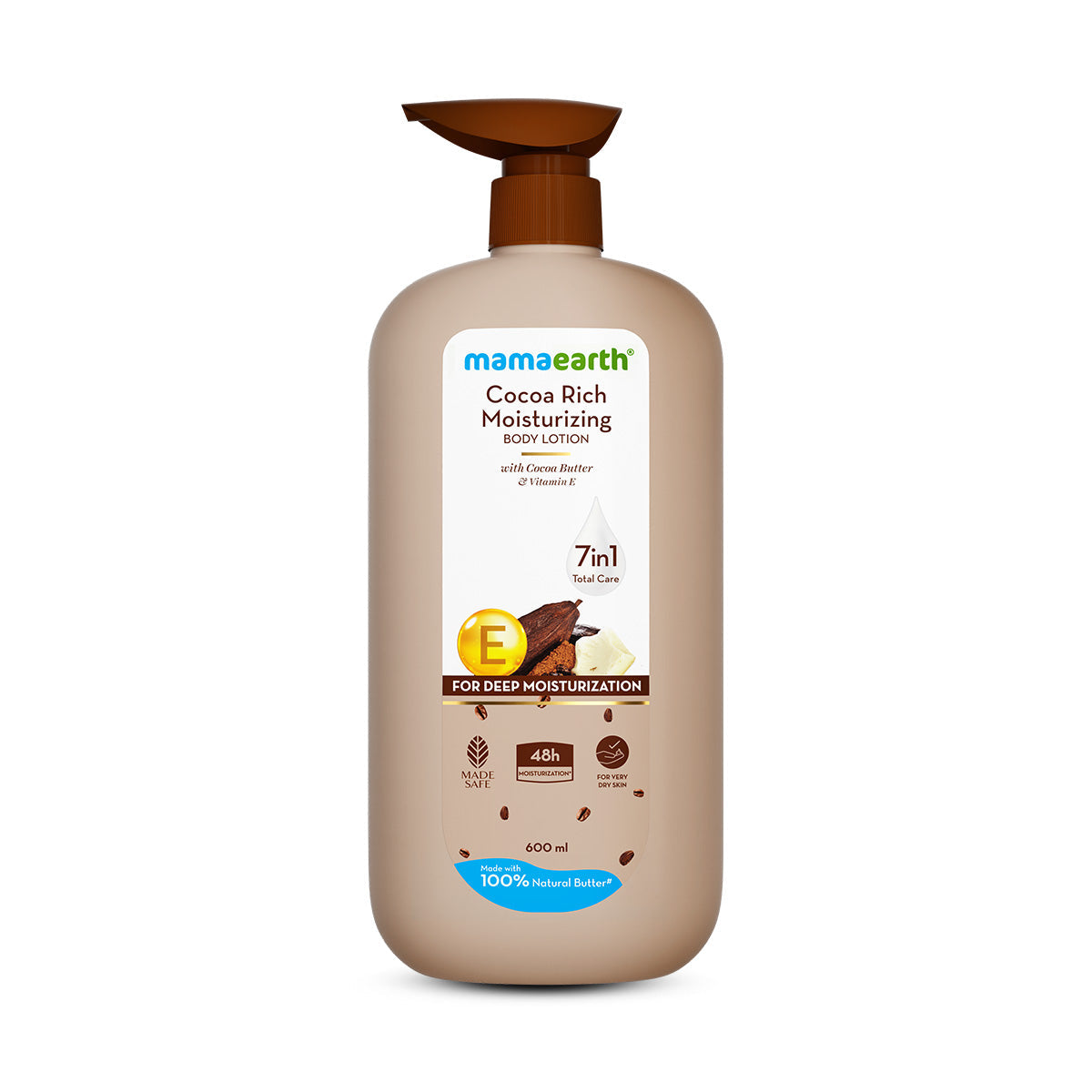 Mamaearth Cocoa Rich Moisturizing Body Lotion with Cocoa Butter & Vitamin E for Deep Moisturization, 600ml - Image 9 - Buy from Indicrest
