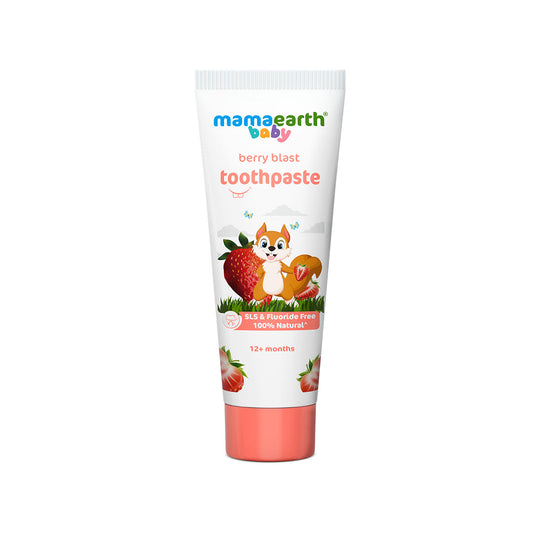 Mamaearth 100% Natural Berry Blast Toothpaste for Kids, 50g - Buy from Indicrest