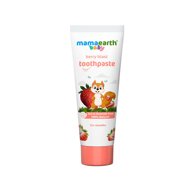Mamaearth 100% Natural Berry Blast Toothpaste for Kids, 50g - Buy from Indicrest