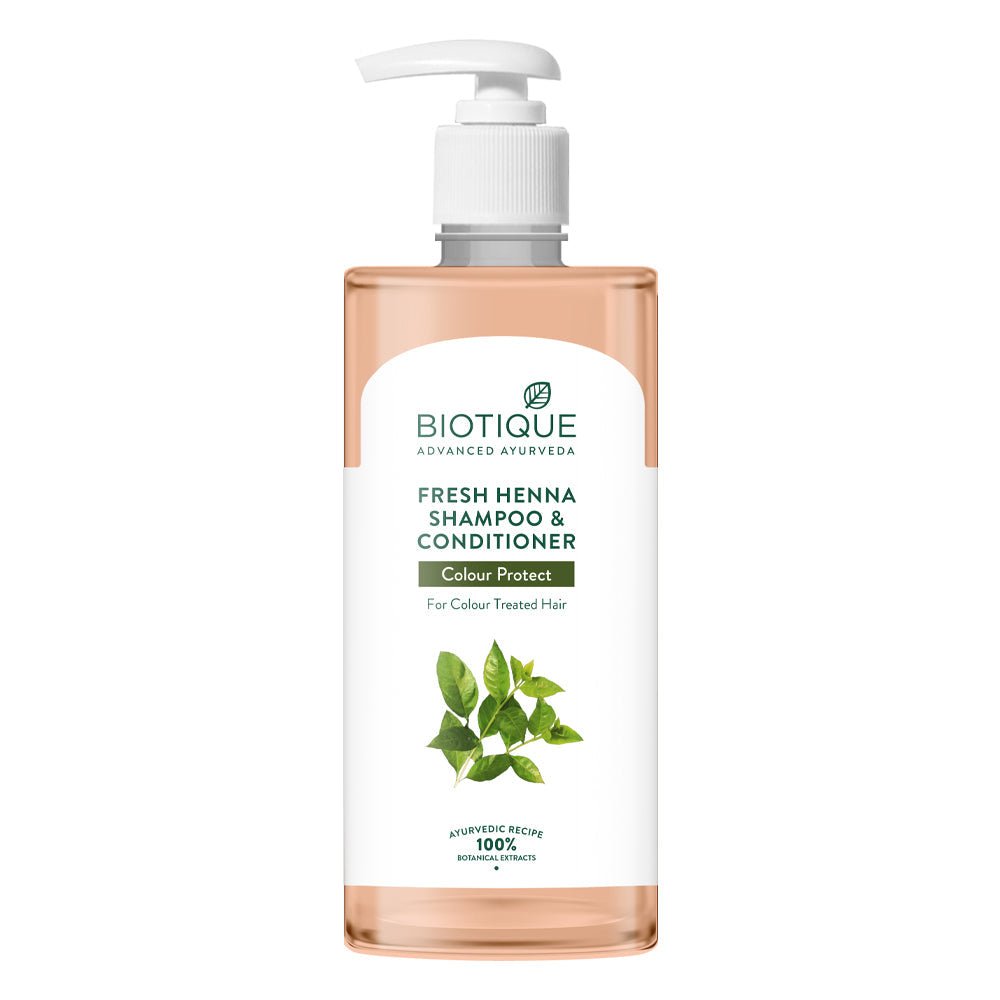 Biotique Fresh Henna Colour Protect Shampoo & Conditioner, 120ml - Image 6 - Buy from Indicrest