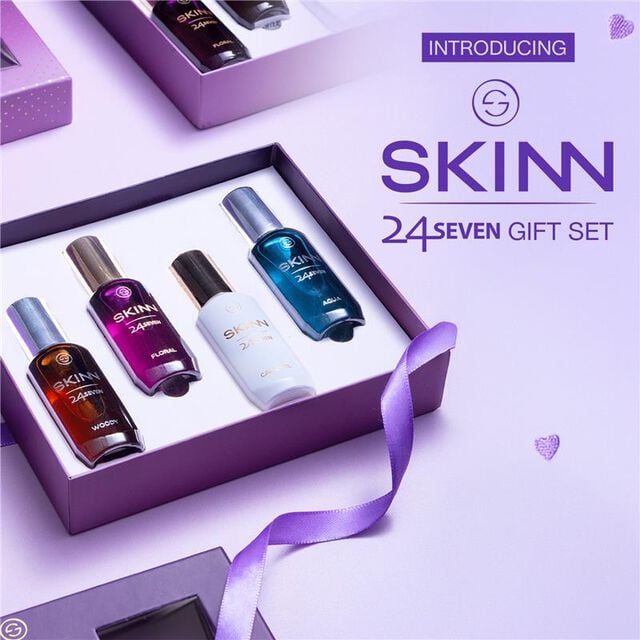 Skinn 24Seven Gift Pack EDP - 20ml x 4, Perfume for men & women - Image 3 - Buy from Indicrest