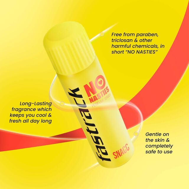 Skinn By Titan Fastrack No Nasties Perfume Spray Snacc, 135ml - Image 3 - Buy from Indicrest