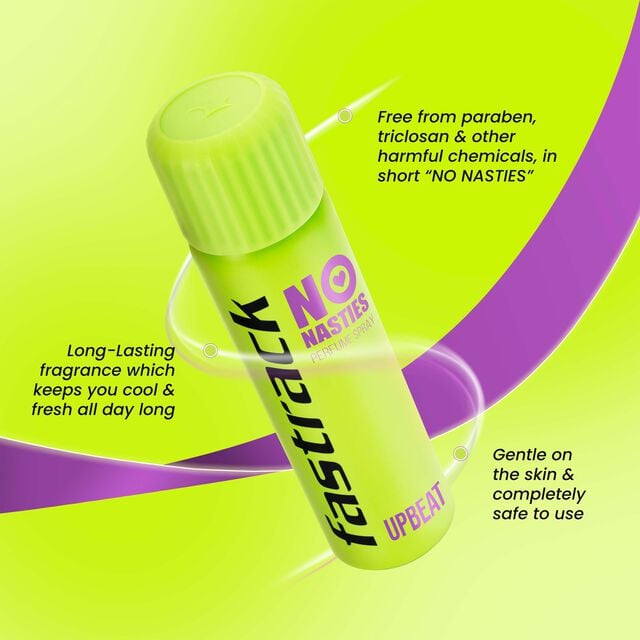 Skinn By Titan Fastrack No Nasties Perfume Spray Upbeat, 135ml - Image 3 - Buy from Indicrest