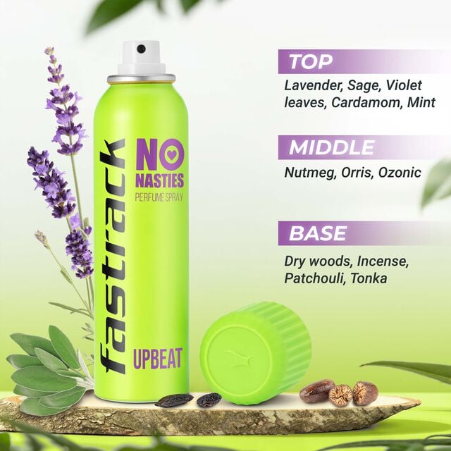 Skinn By Titan Fastrack No Nasties Perfume Spray Upbeat, 135ml - Image 4 - Buy from Indicrest