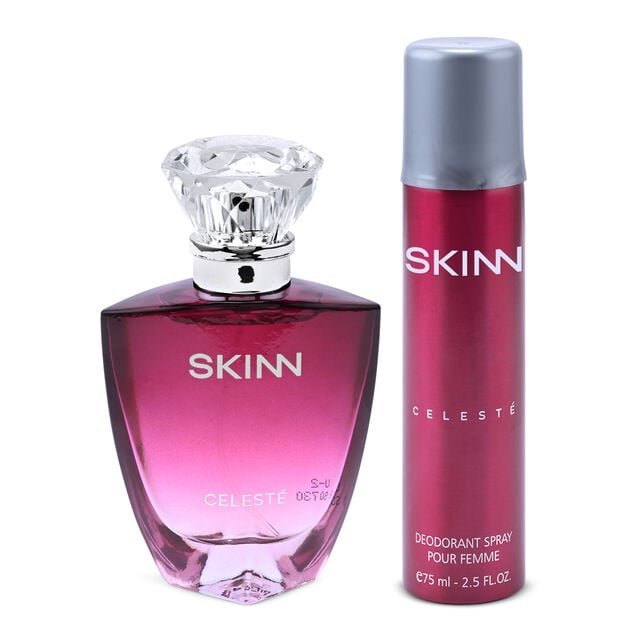 Skinn by Titan Celeste Coffret for Women, Perfume 50ml + Deodorant 75ml - Image 3 - Buy from Indicrest