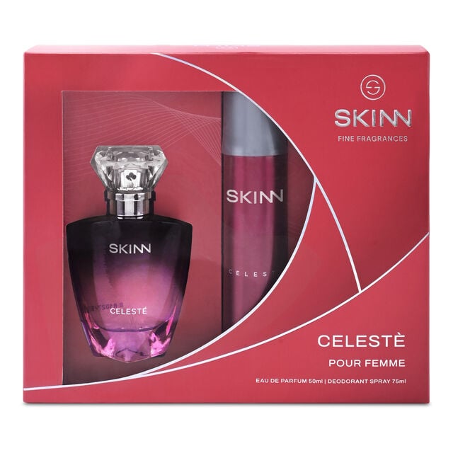 Skinn by Titan Celeste Coffret for Women, Perfume 50ml + Deodorant 75ml - Image 4 - Buy from Indicrest