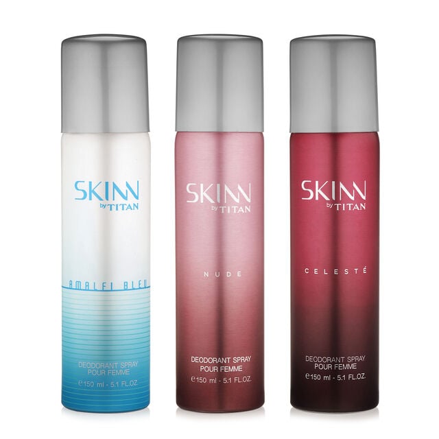 Skinn Premium Deo Bundle pack of 3 for Women, 3 X 150ml - Buy from Indicrest
