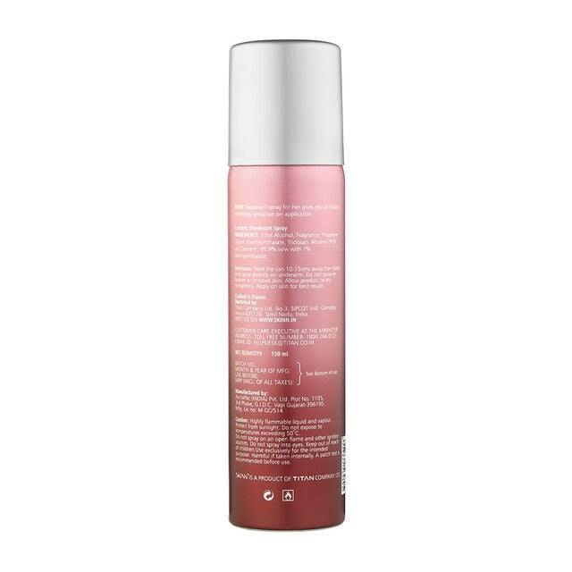 Skinn Deodorant Spray Nude For Women, 150ml - Image 2 - Buy from Indicrest