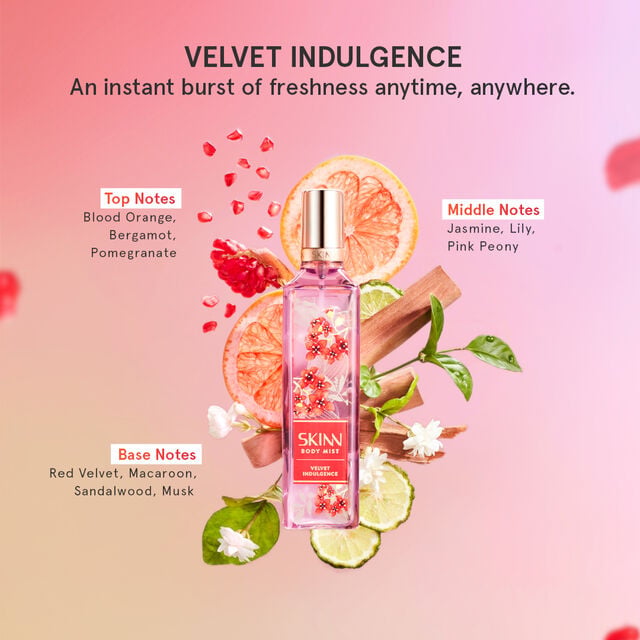 Skinn By Titan Body Mist Velvet Indulgence, 230ml - Image 2 - Buy from Indicrest
