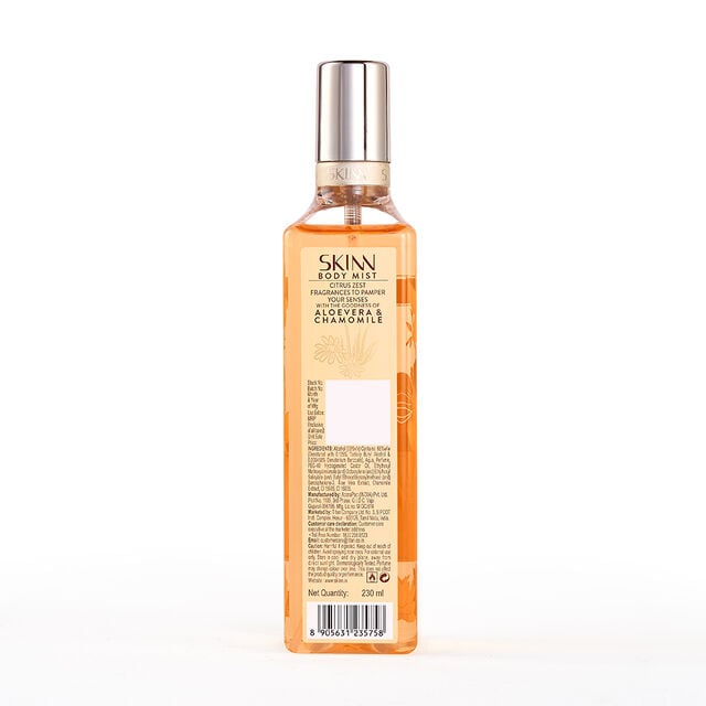 Skinn By Titan Body Mist Citrus Zest, 230ml - Image 3 - Buy from Indicrest