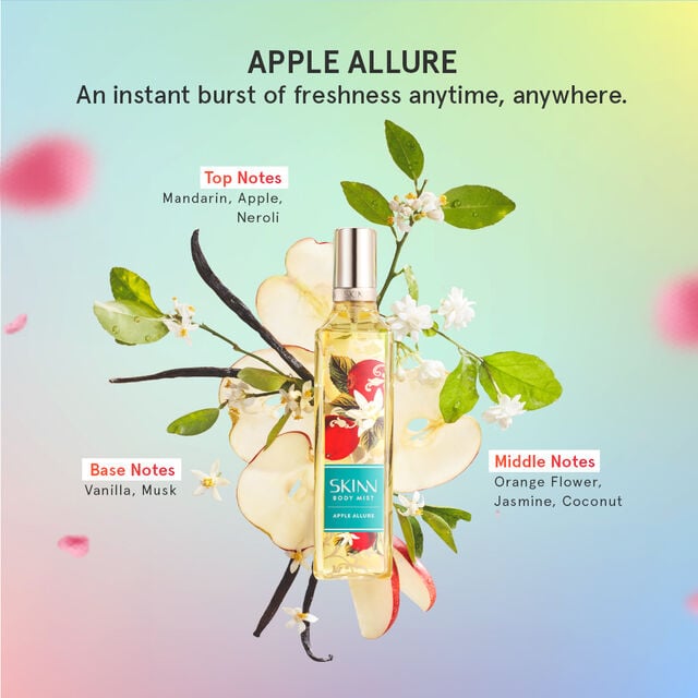 SKINN Body Mist Apple Allure, 230ml - Image 2 - Buy from Indicrest