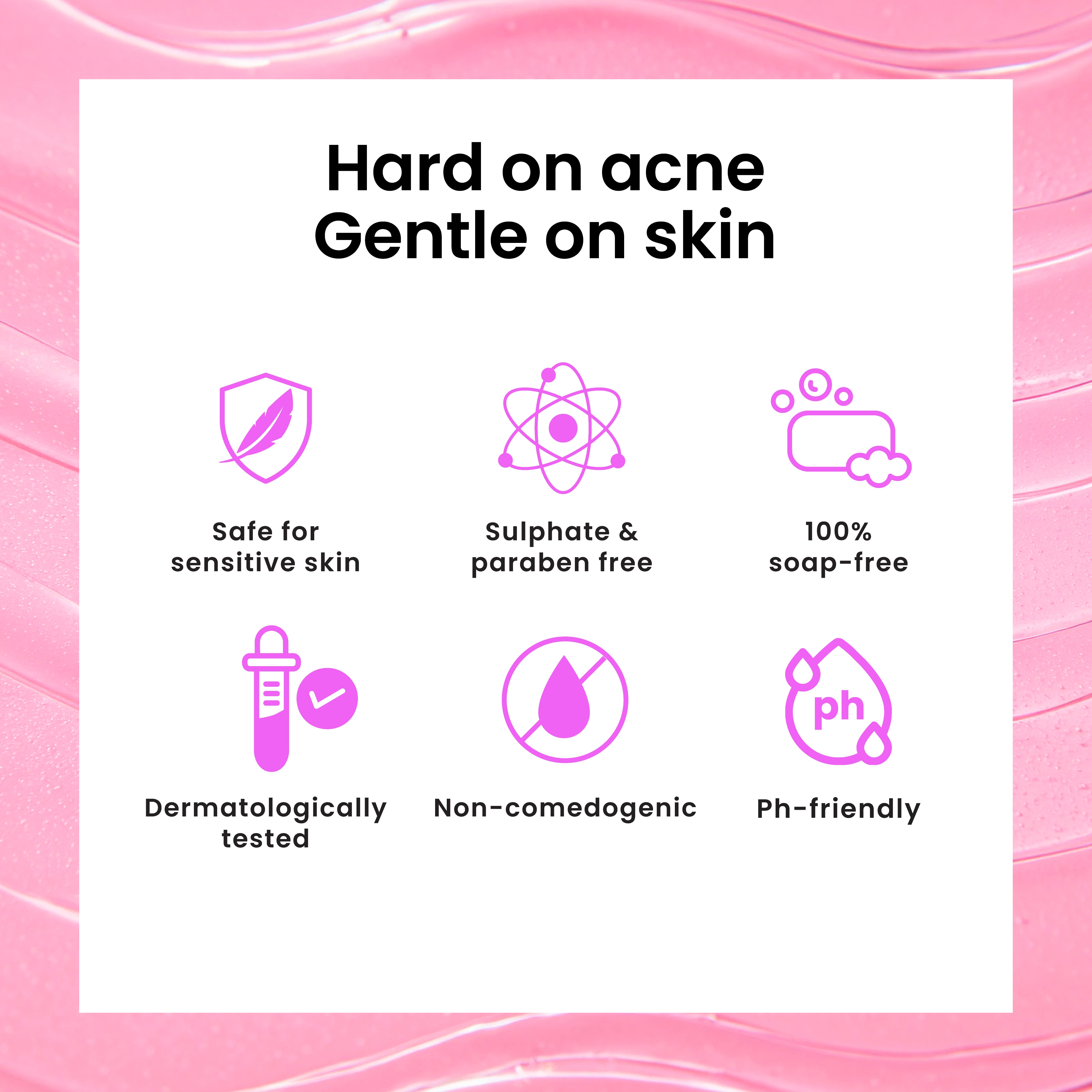 Foxtale Oil & Acne Control Face Wash Controls Excess Oil | Treats Active Acne | Calms Monsoon Flare-Ups in 3 Days | 100ml - Image 5 - Buy from Indicrest