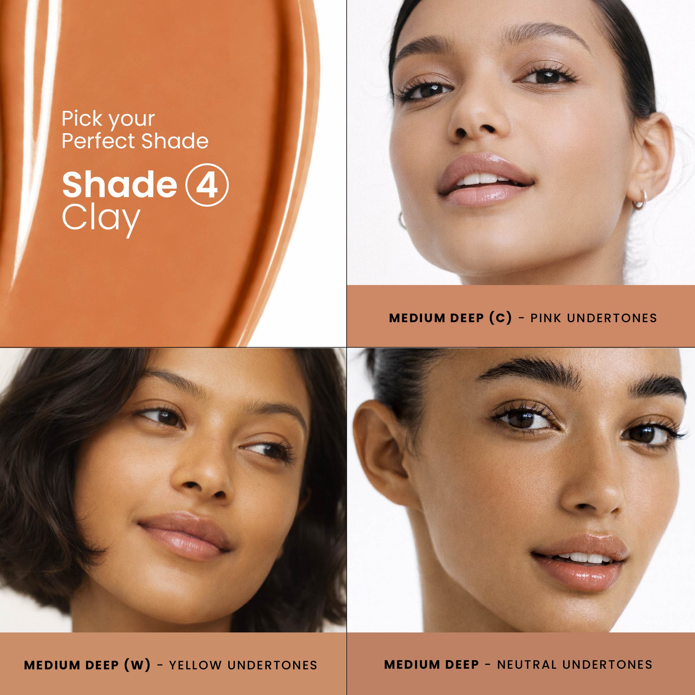 Foxtale SPF 50 Tinted Fluid Sunscreen with Niacinamide Visibly even-toned, glowing skin that stays fresh & luminous, all day | 100% New-Gen Filters | In-Vivo Tested | 50 ml | Clay - Image 5 - Buy from Indicrest
