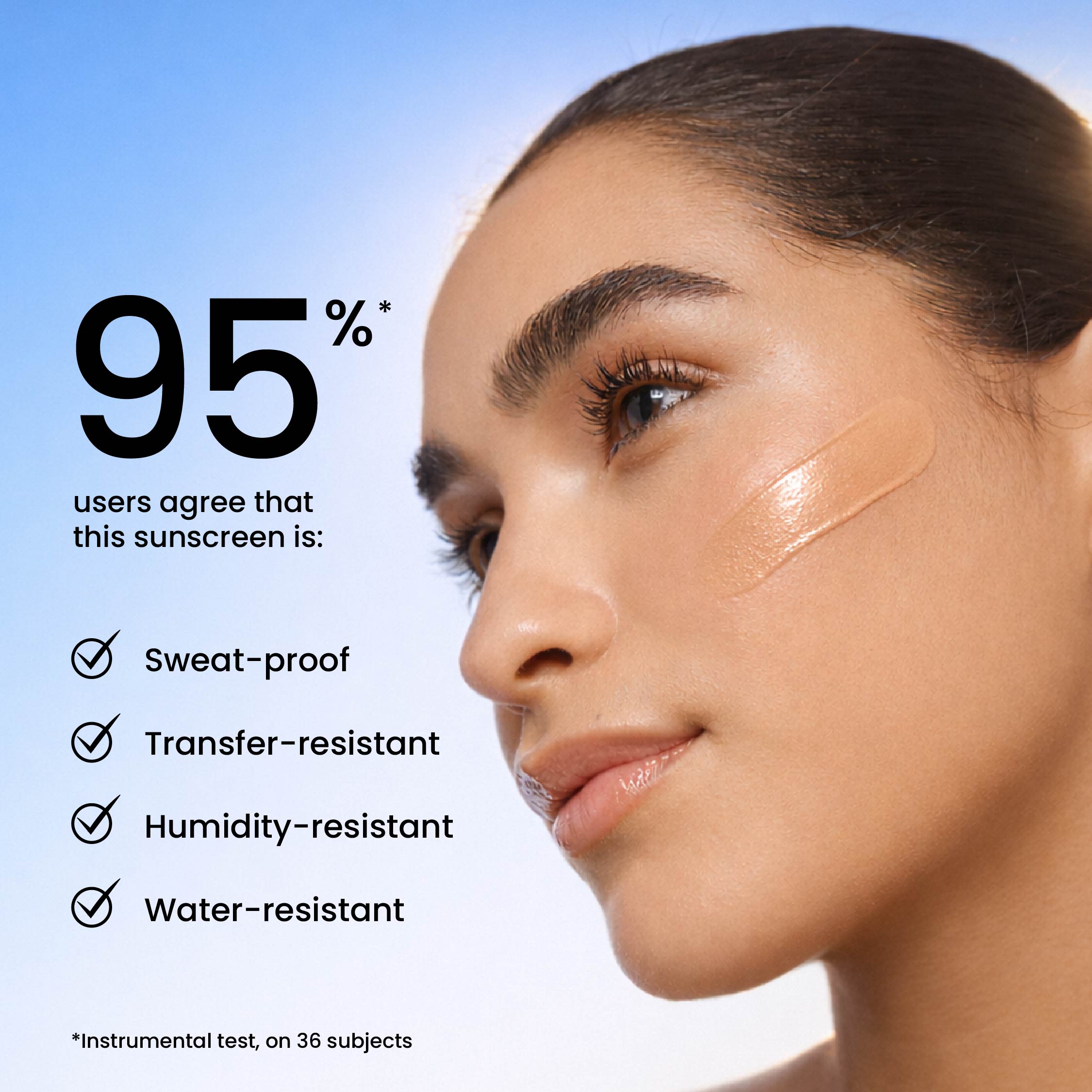 Foxtale SPF 50 Tinted Fluid Sunscreen with Niacinamide Visibly even-toned, glowing skin that stays fresh & luminous, all day | 100% New-Gen Filters | In-Vivo Tested | 50 ml | Clay - Image 7 - Buy from Indicrest
