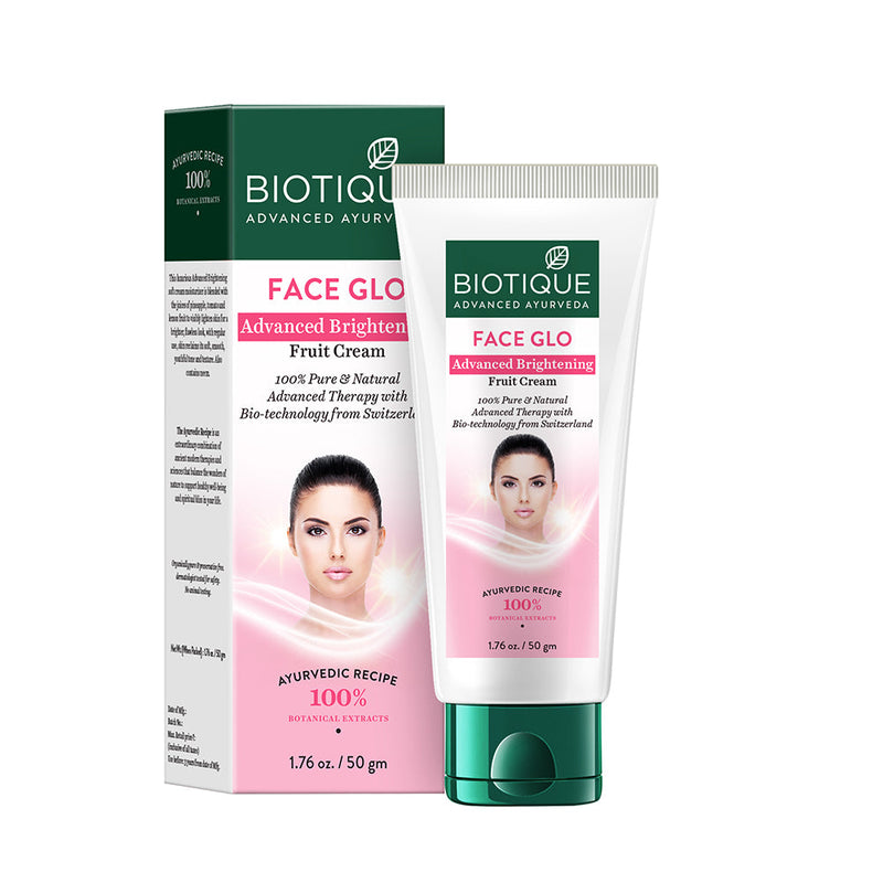 Biotique Face Glo Advanced Brightening Fruit Cream, 50g - Buy from Indicrest