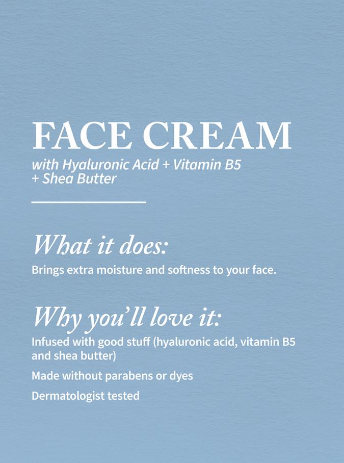 Bath & Body Works Hydrating Face Cream With Hyaluronic Acid + Vitamin B5 + Shea Butter, 113 g / 4 oz