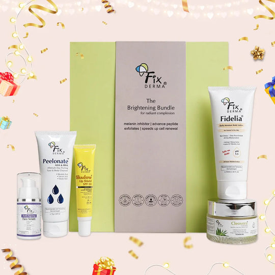 Fixderma The Brightening Bundle | An all-inclusive Brightening Bundle regime for radiant skin, Hand Cream 30g + Foot Cream 60g - Buy from Indicrest