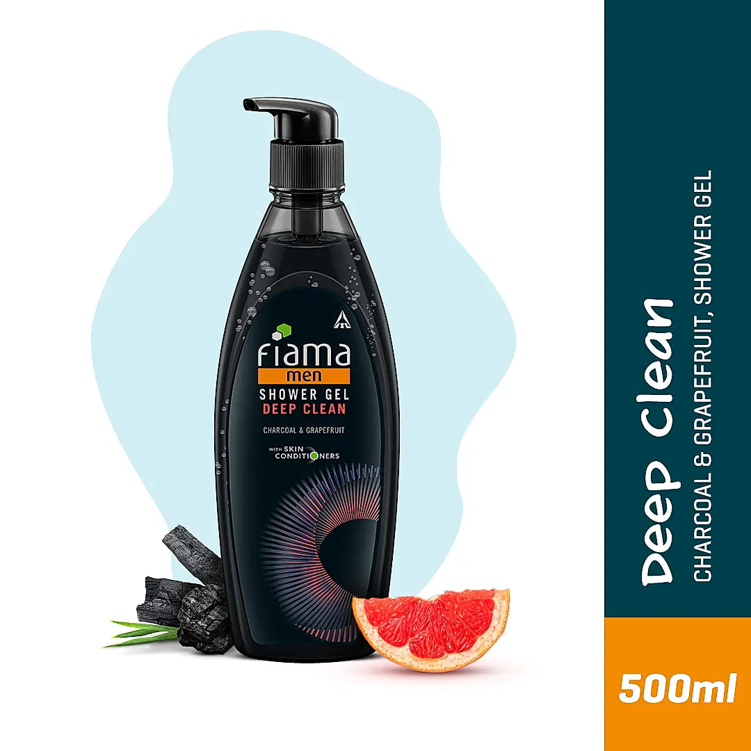 Fiama Men Shower Gel, Deep Clean 500ml - Indicrest