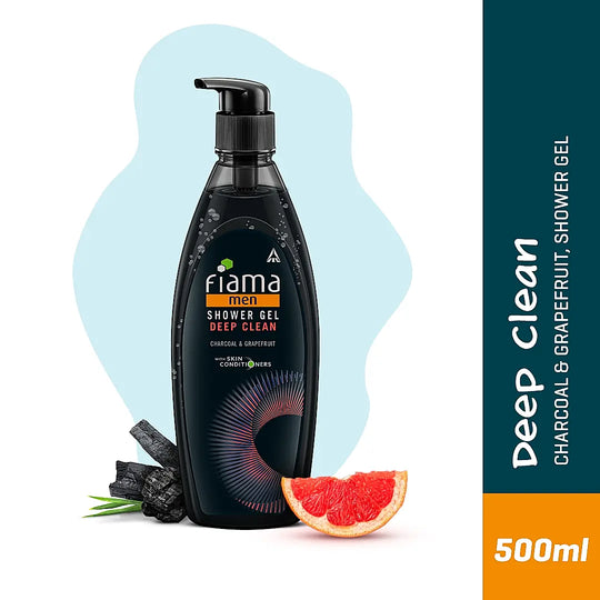 Fiama Men Shower Gel, Deep Clean 500ml - Indicrest
