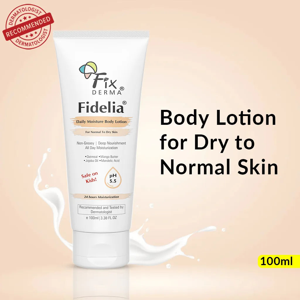 Fixderma Fidelia Daily Moisture Body Lotion | An All-Day Deep Nourishing & Lightweight Body Lotion, 100ml - Image 10 - Buy from Indicrest