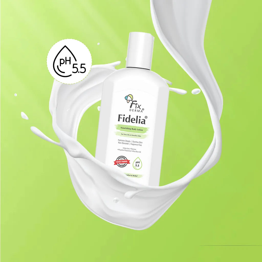Fixderma Fidelia Nourishing Body Lotion | pH-Balanced Body Lotion for Very Dry to Sensitive Skin, 100ml - Image 5 - Buy from Indicrest