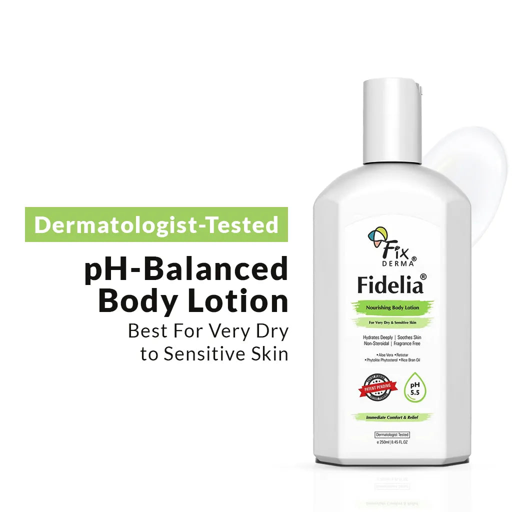 Fixderma Fidelia Nourishing Body Lotion | pH-Balanced Body Lotion for Very Dry to Sensitive Skin, 100ml - Image 2 - Buy from Indicrest