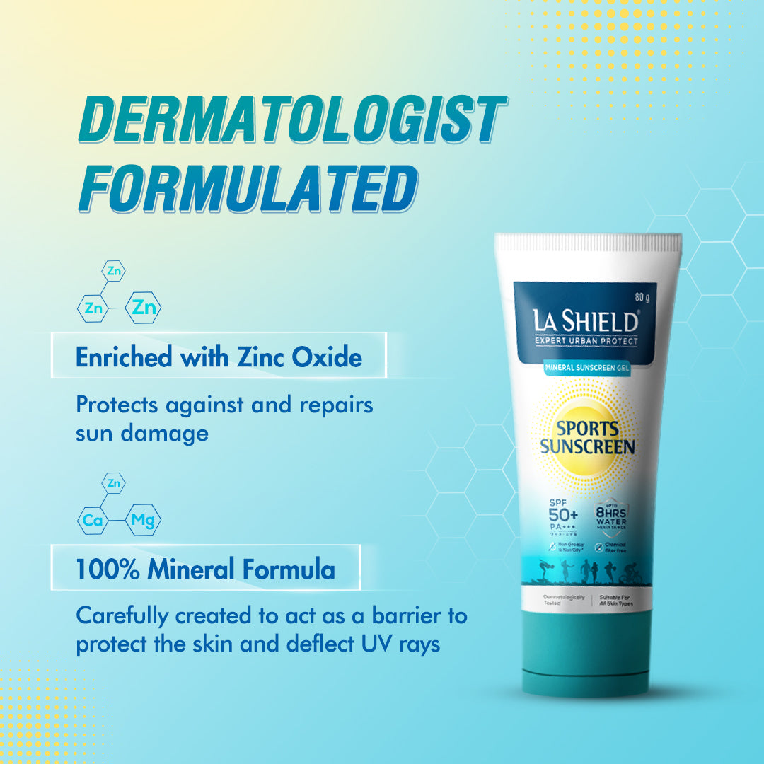 https://www.lashield.com/product-detail/la-shield-mineral-sports-sunscreen-gel-spf-50-100-mineral-sunscreen-8-hours-water-resistant-for-women-and-men-no-white-cast-broad-spectrum-pa-lightweight-and-non-greasy-fragrance-free-50gm - Image 3 - Buy from Indicrest