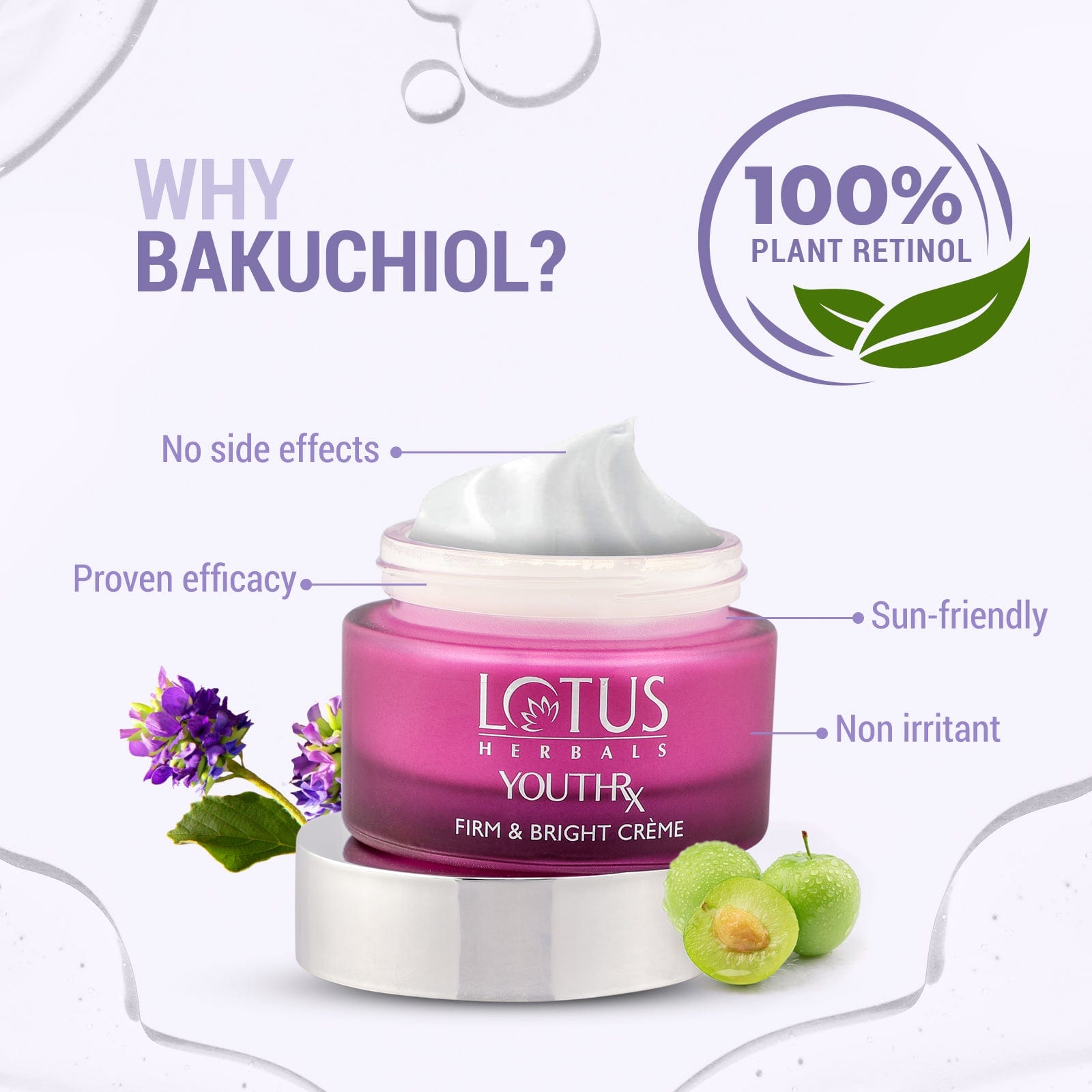 Lotus Herbals YouthRx Firm & Cleanse Combo, Facewash 100g + Day Creme 50g