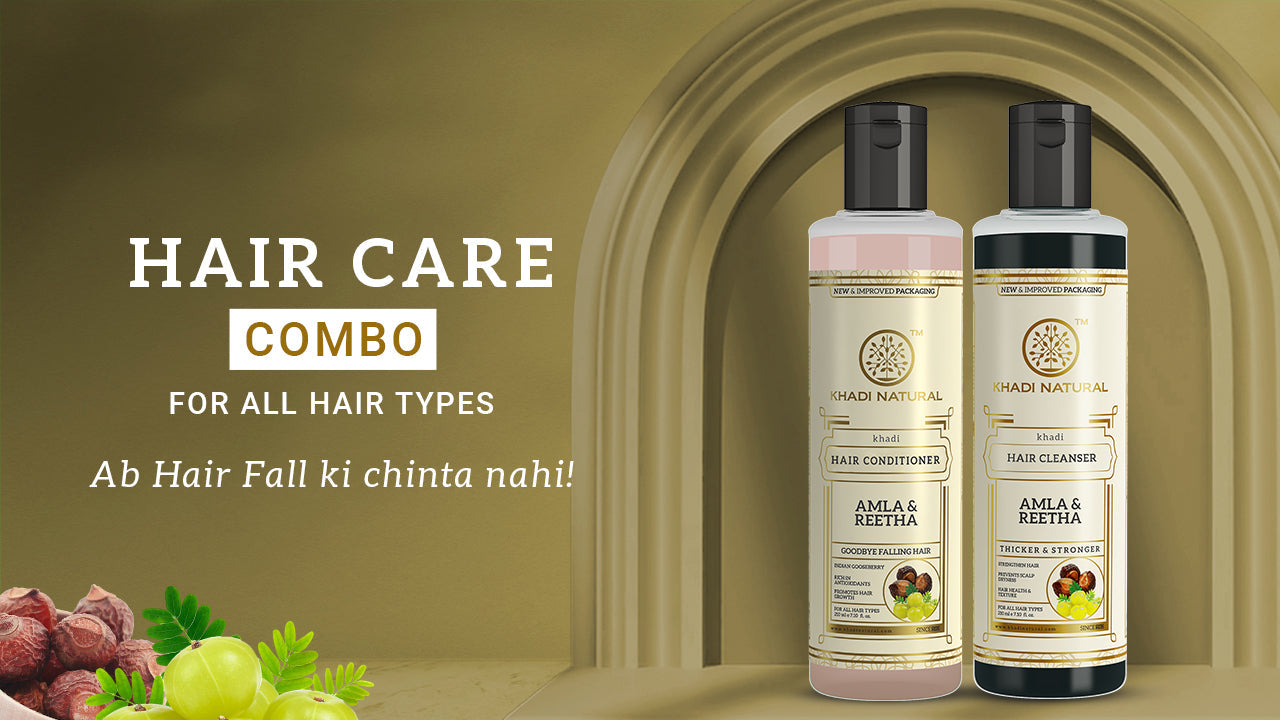 Khadi Natural Amla & Reetha Hair Cleanser & Conditioner Combo – Pack of 2 - 210ml Each - Image 6 - Buy from Indicrest