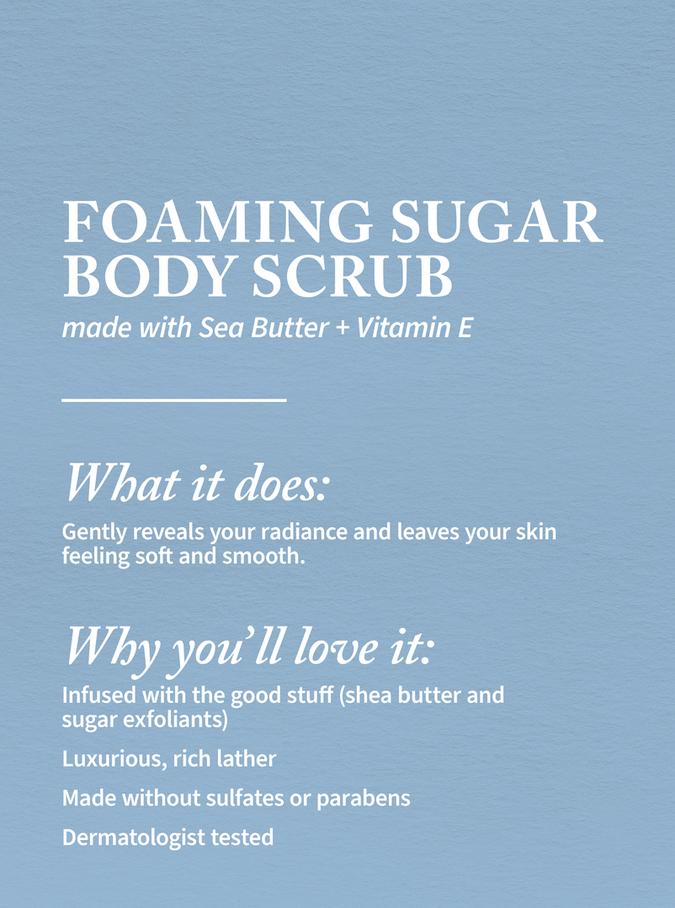 Bath & Body Works Gingham Gorgeous Foaming Sugar Scrub, 226 g / 8 oz