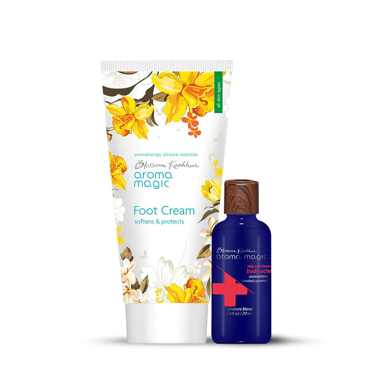 Aroma Magic Foot Cream + Body Ache Curative Oil - Buy from Indicrest