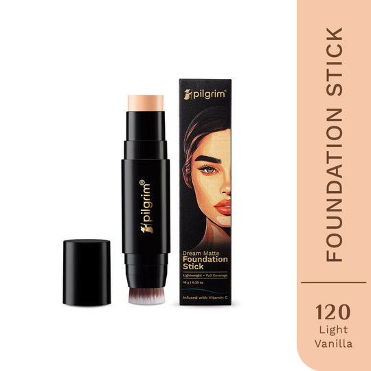 Pilgrim Dream Matte Foundation Stick, Classic Nude - 123 - Buy from Indicrest